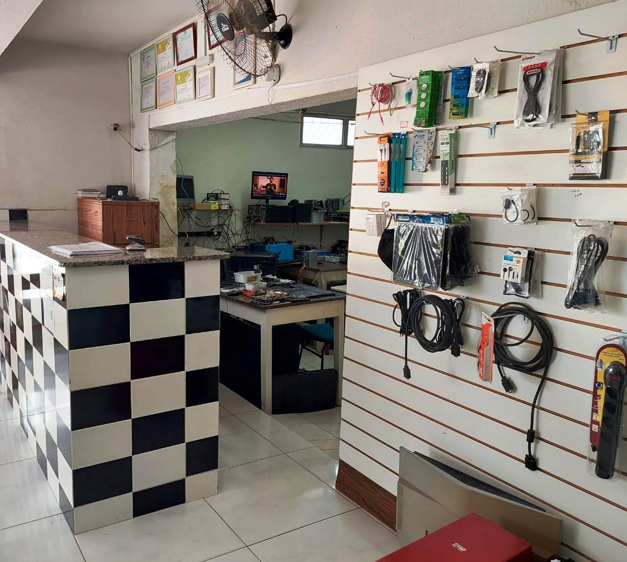 Interior da loja